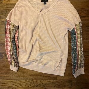 Forever 21 Blush Knit Shirt